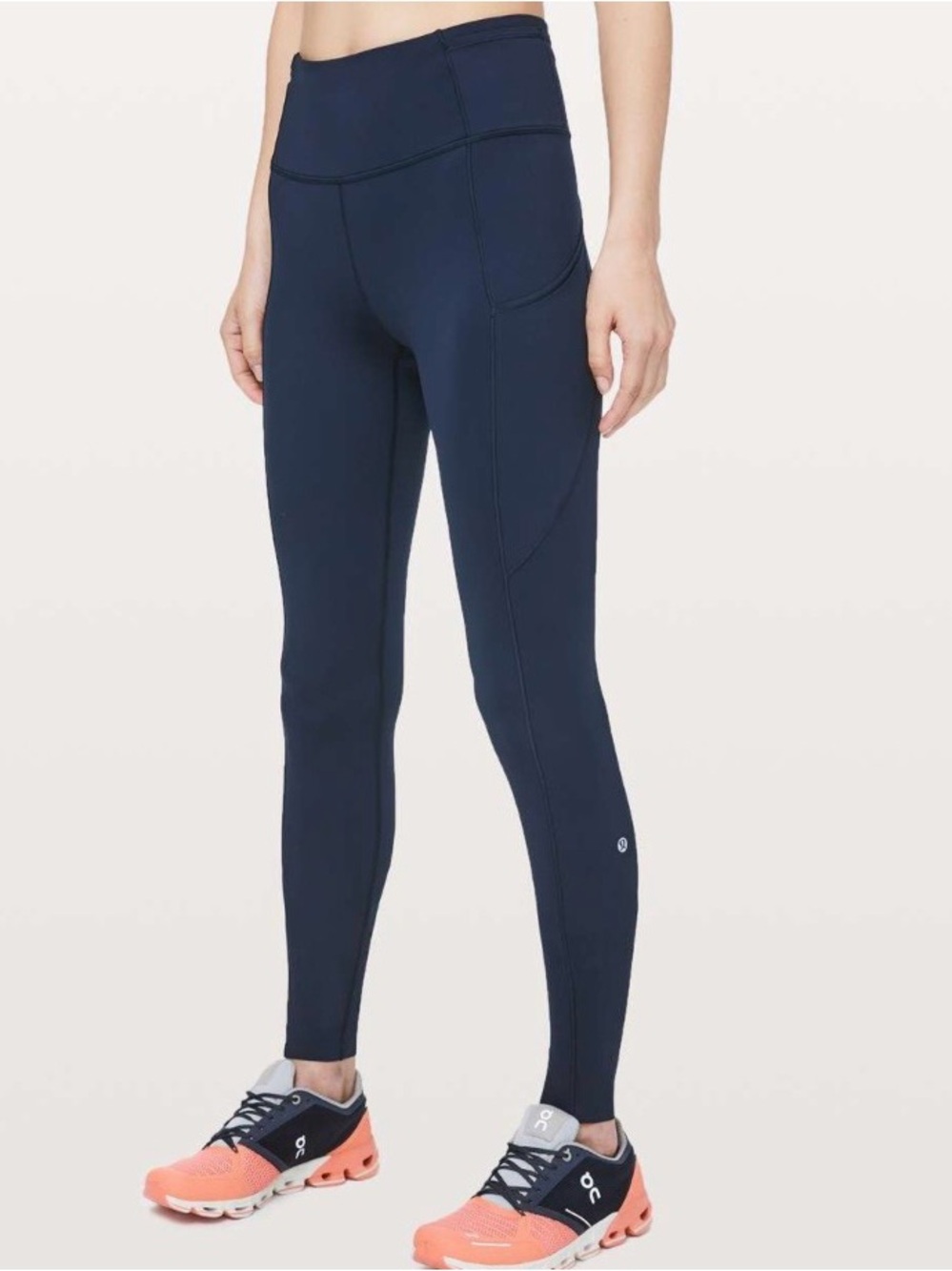 Lululemon Fast & Free Tight *Tall Non-Reflective 31" in True Navy